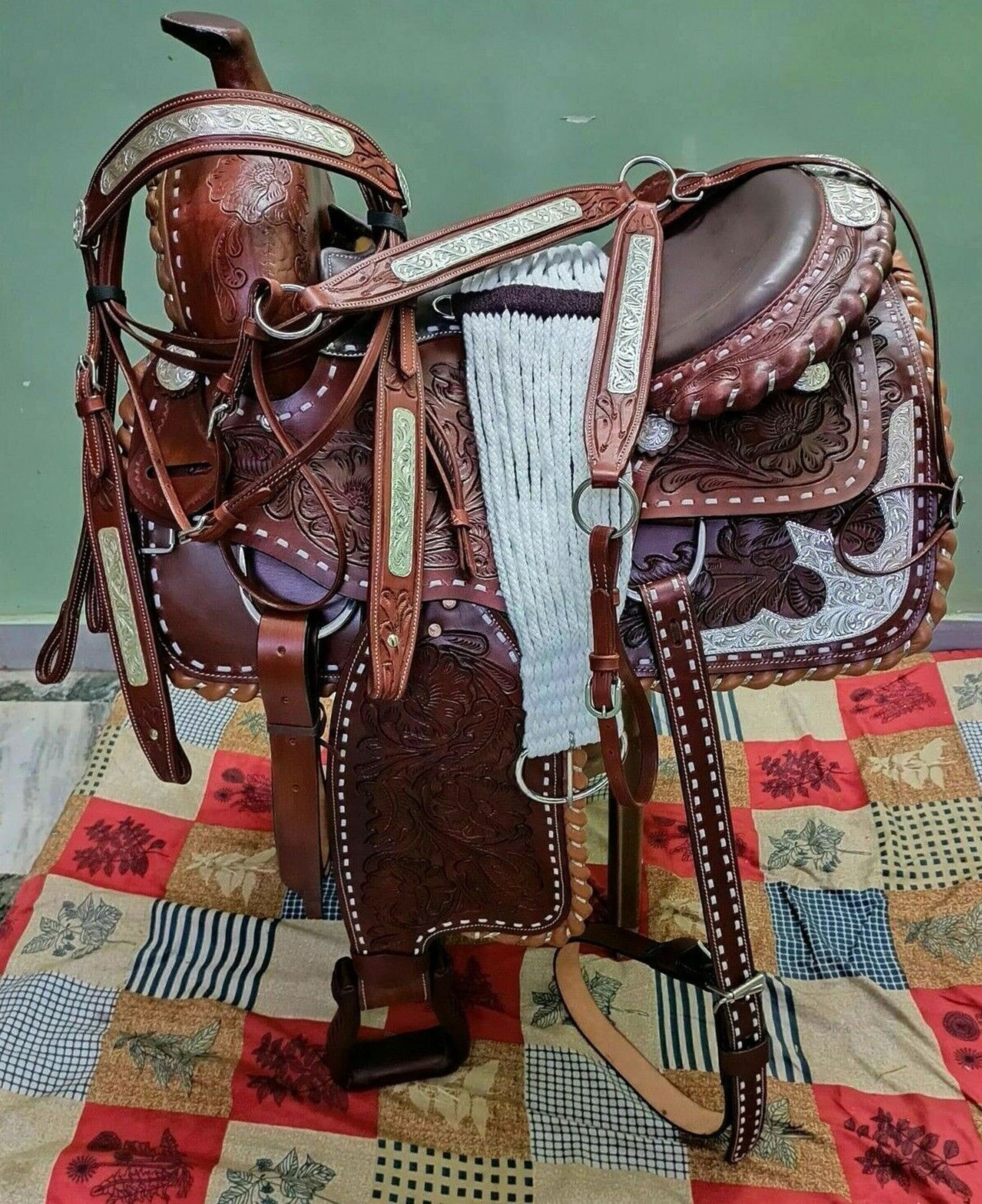 Incredible Western Extra Premium Leather Pleasure Trail Roper