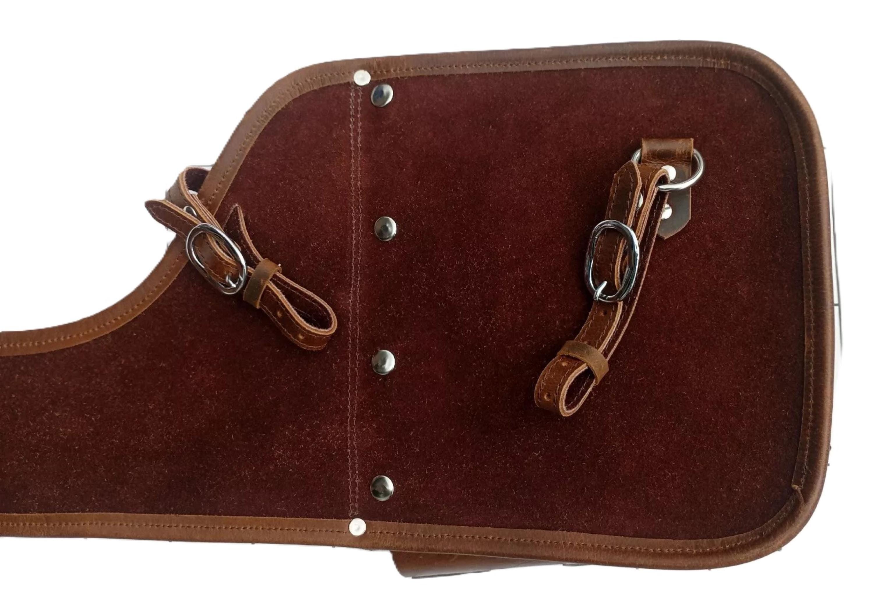 Sacoche de selle en cuir Western Horse selle de trail
