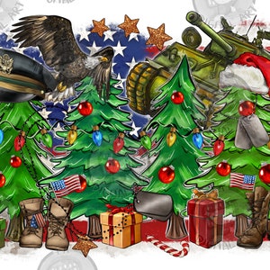 Christmas Veteran trees png sublimation design download, Christmas png, Veteran png, Christmas tree Png, sublimate designs download