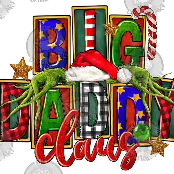 Christmas big daddy Claus png sublimation design download, Christmas png, big daddy Claus png, Holiday png, sublimate designs download