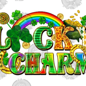St. Patrick&#39;s lucky charm png sublimation design download, St. Patricks Day png, Irish Day png, Lucky png, sublimate designs download