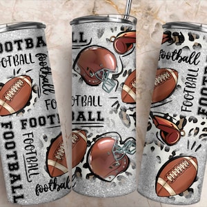 Football 20oz skinny tumbler png sublimation design download, American Football png, western tumbler png, sublimate designs download