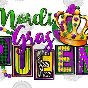 Mardi Gras queen png sublimation design download, Happy Mardi Gras png, Mardi Gras png design, sublimate designs download