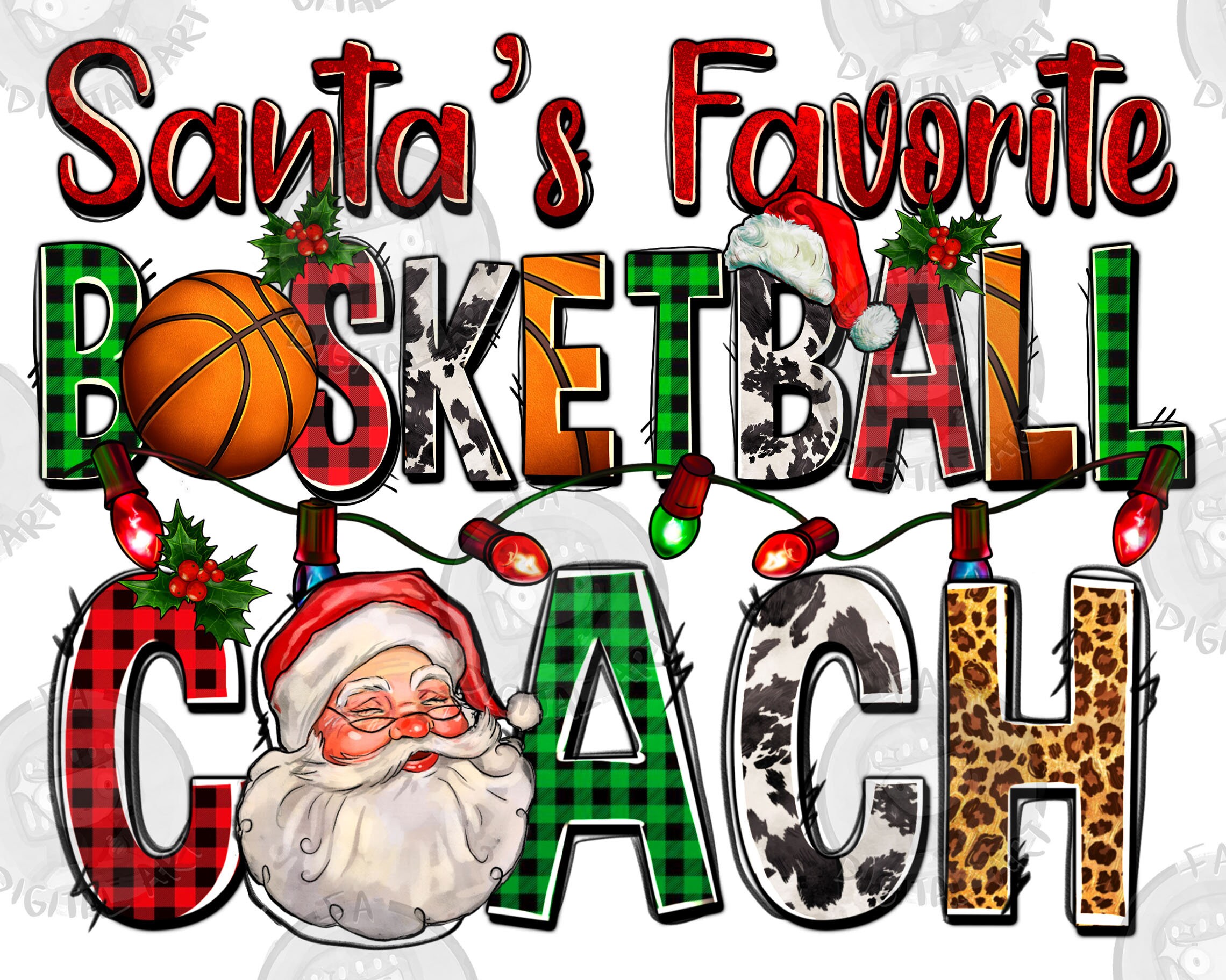 Christmas Basketball Ball Santa Hat Funny Sport Xmas Svg, Ba - Inspire  Uplift