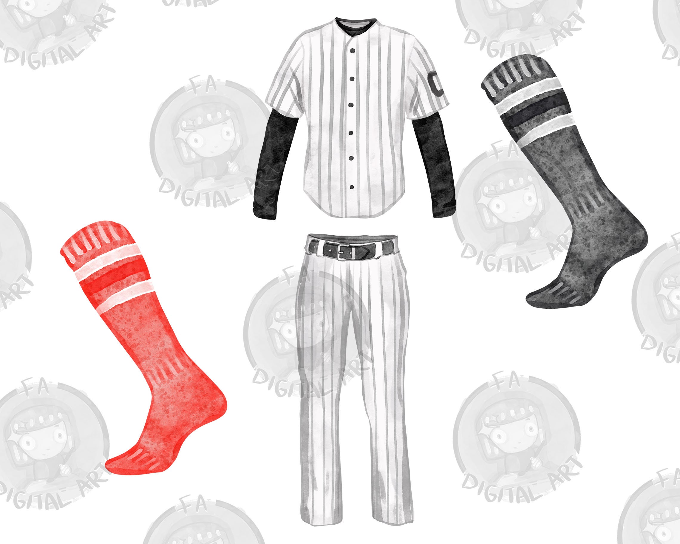 Baseball Equipments Png Bundle for Creators 18 PNG - Etsy
