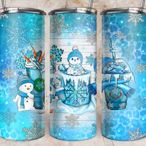 Winter Coffee Cups 20oz Tumbler PNG Design, Winter Coffee Tumbler Png, Winter Coffee Cups Png, Coffee Cups Png, Winter Png, Digital Download