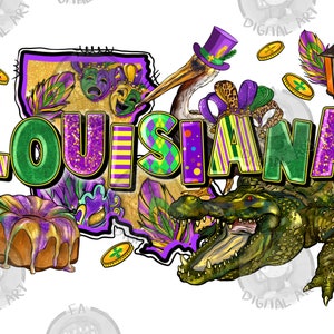 Louisiana Mardi Gras Png sublimation design download, Happy Mardi Gras png, Louisiana png, sublimate designs download