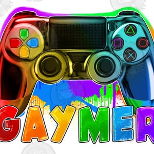 Gaymer png sublimation design download, LGBTQ+ png, pride png, choose love png, gaming controller png, sublimate designs download