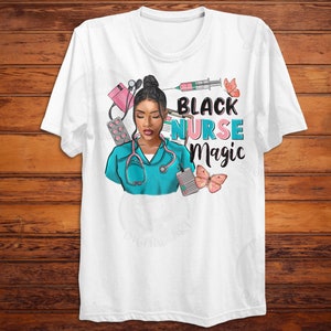 Black Nurse Magic Png Sublimation Design Download, Afro American Png ...