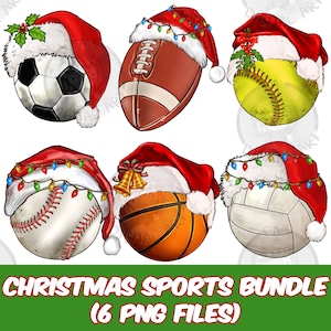 Christmas sports bundle png sublimation design download, Merry Christmas png, sport bundle png, sublimate designs download