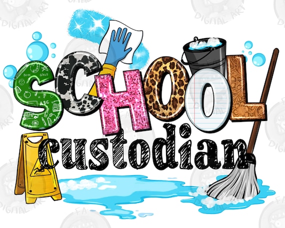 School Custodian Png Design Sublimation Design, Back to School Png, School  Life Png, Western School Png, Sublimate Designs Download - Etsy