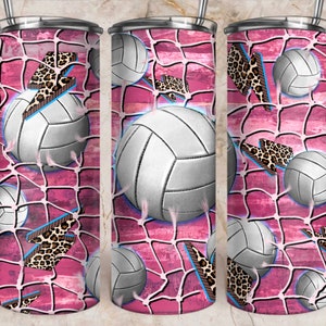 Volleyball 20oz skinny png sublimation design download, Volleyball ball png, sport tumbler png, game day png, sublimate designs download