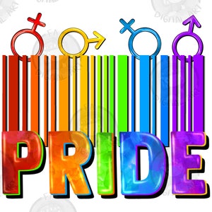 Pobierz projekt sublimacji Pride Barcode png, LGBTQ+ png, love is love png, pride png, pride png, sublimacja wzorów do pobrania