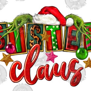 Christmas sister claus png sublimate design download, Christmas png, sister claus png, Christmas sister png, sublimate designs download