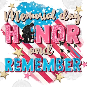 Memorial Day ehren und erinnern Sie sich png Sublimation Design download, 4th of Juli png, USA Flagge png, veteran png, sublimieren designs download