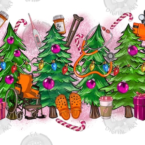 christmas caregiver trees png sublimation design download, Christmas png, caregiver png, Christmas tree Png, sublimate designs download