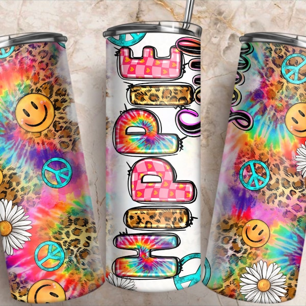 Hippie soul 20oz skinny tumbler png, western tumbler wrap png, hippie 20 oz tumbler designs, hippie tumbler png download