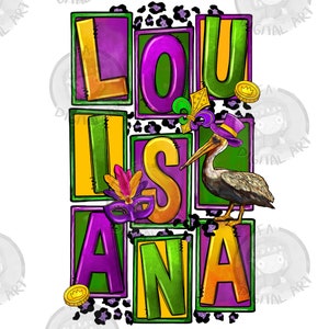 Mardi Gras Louisiana Png sublimation design download, Happy Mardi Gras png, Louisiana png, sublimate designs download