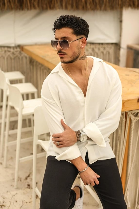 Mens casual long sleeve summer shirts deals