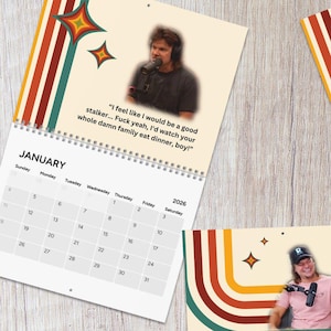 Theo Von Quotes 2026 Calendar | Christmas Gift
