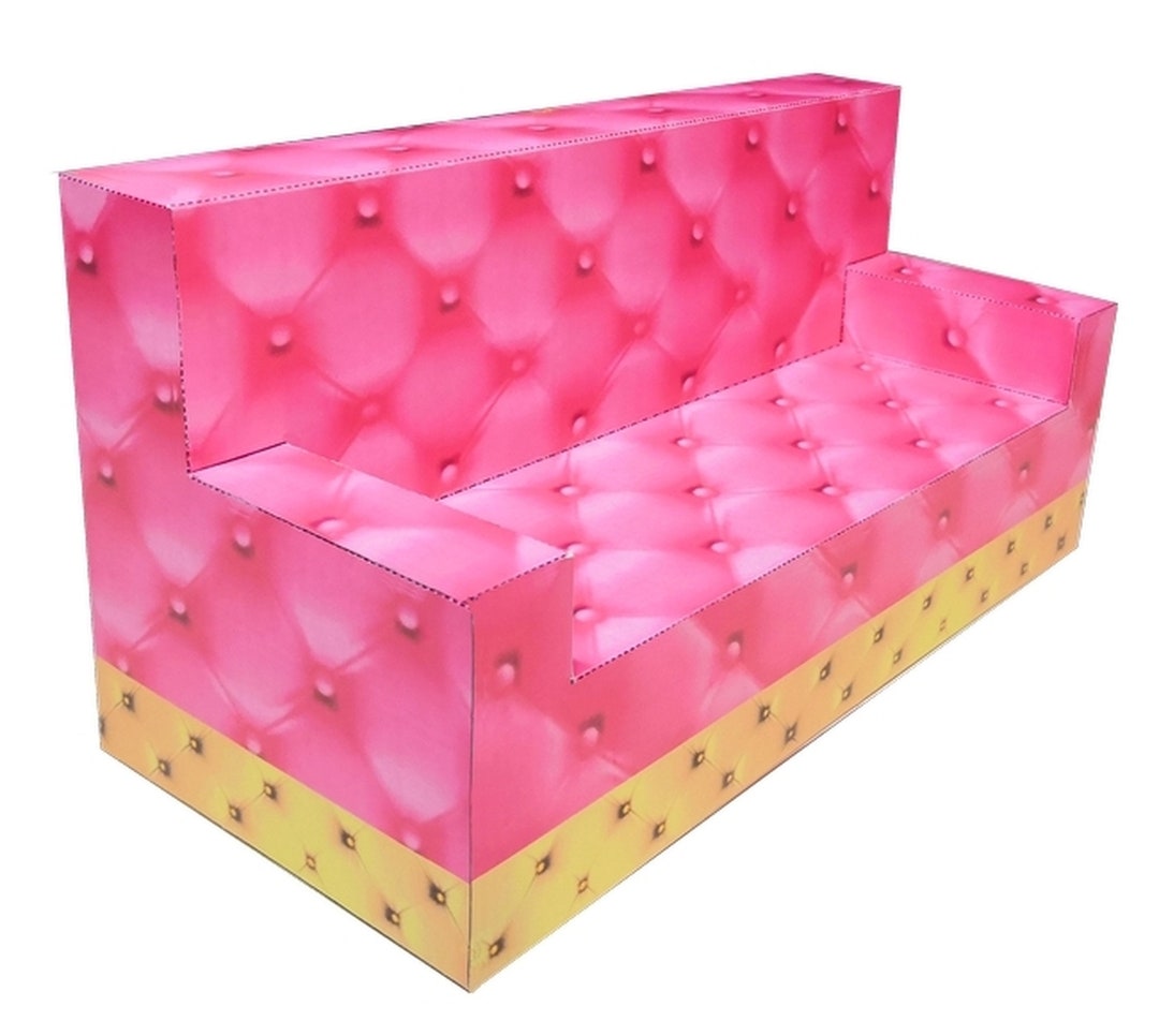 Printable SOFA Furniture Paper-cut, Digital PDF Download for Dolls 1/6 ...