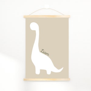 Kinderzimmerposter Dino personalisiert