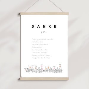 Affiche d'adieu personnalisée pour les éducateurs de maternelle
