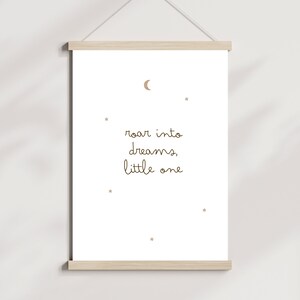 Affiche chambre d'enfant Dino disant