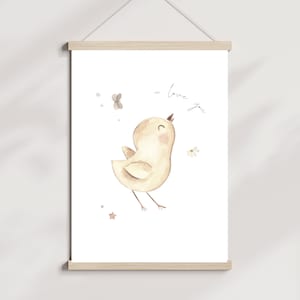Ferme de poussins Poster