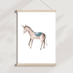 Affiche de crèche pour chevaux