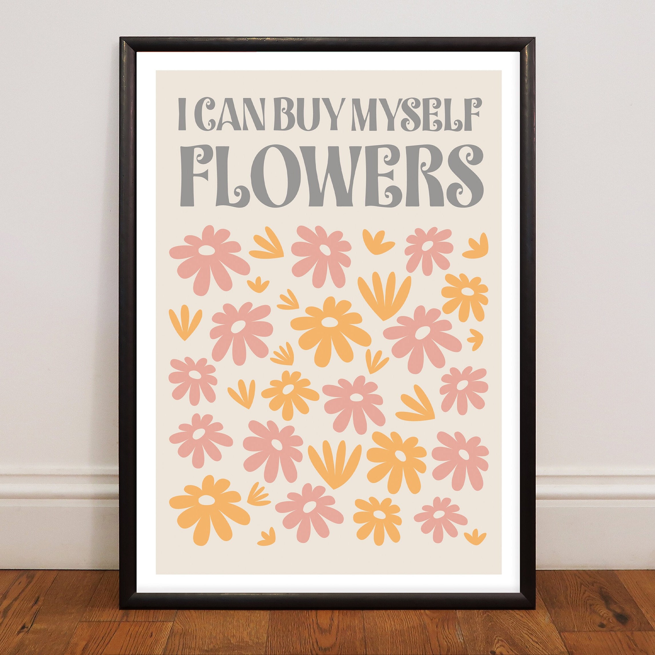 Miley Cyrus FLOWERS Poster. Flowers Wall Art. 