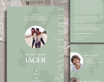 Wohnungswerbung für Singles/Paare/Familien | Vorlage | English | Word & Pages | Sofort-Download