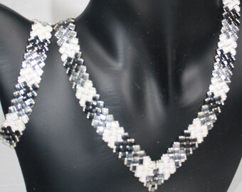 Half Tila Bracelet and matching Necklace