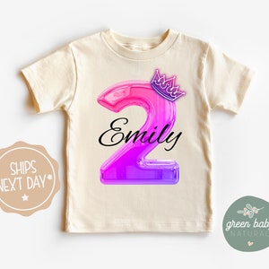 Custom 3rd Birthday Baby Girl Shirt, Three Birthday Shirt, Third Birthday Natural Tee, Toddler Girl 3rd Birthday, Personalized Baby Onesie®
