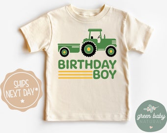 Tractor Birthday Boy Toddler Shirt, Farm Boy's First Birthday Shirt, Tractor Toddler Shirt, Gift For Farm Boy, Tractor Birthday Party Shirt