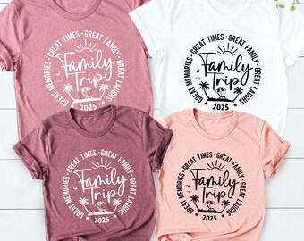 Family Vacation 2026 Shirt: Matching Beach Trip Tee