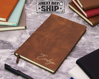 Custom Journal, Engraved Leather Journal, Personalized Journal, Custom Leather Journal, Personalized Leather Journal, Journal and Notebook