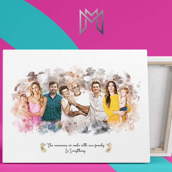 Painting of Deceased Loved One Etsy