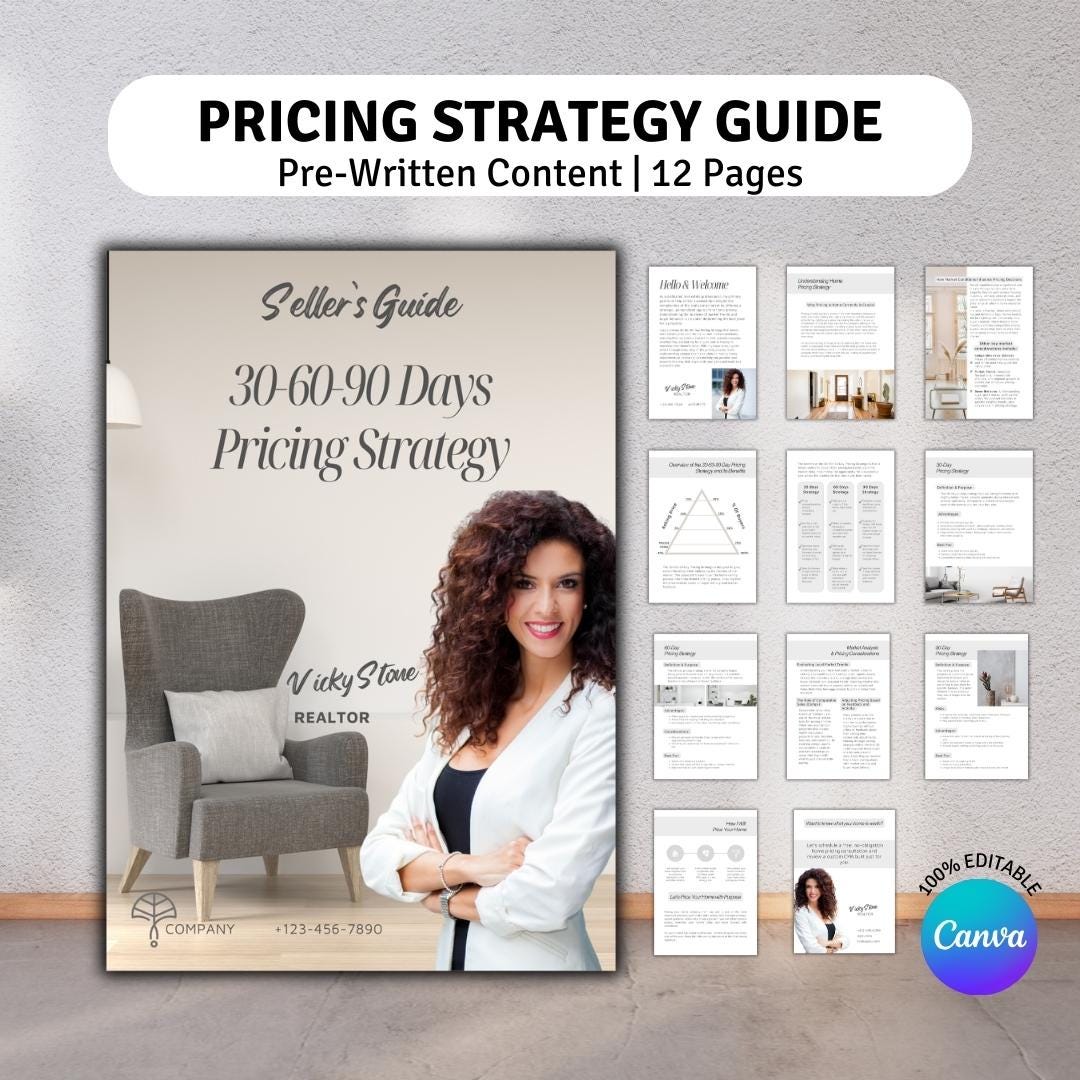 30-60-90 Day Home Pricing Strategy | Real Estate Agent Marketing Tool ...