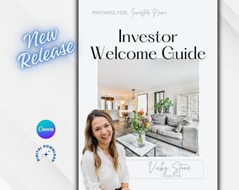 Pre-Written Investor Guide - Realtor Canva Template
