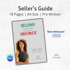 Real Estate Seller Divorce Guide | Selling During Divorce | NAR Settlement | Real Estate Marketing | Home Seller Guide | Realtor Marketing