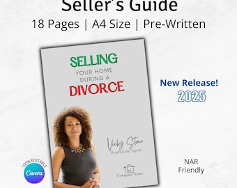 Real Estate Seller Divorce Guide | Selling During Divorce | NAR Settlement | Real Estate Marketing | Home Seller Guide | Realtor Marketing
