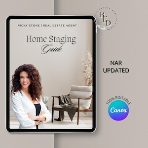 Pre-Written Editable Seller Staging Guide - Realtor Lead Magnet