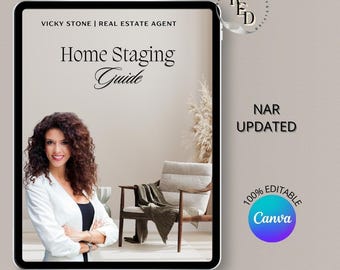 Pre-Written Editable Seller Staging Guide - Realtor Lead Magnet