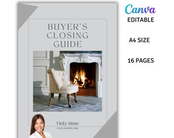 Real Estate Closing Packet | Welcome To New Home Guide | Buyer Welcome Closing Packet | Real Estate Buyer Closing Handout |Realtor Marketing