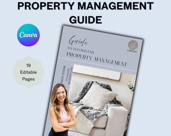 Property Management Guide for Landlords & Investors - Canva Editable Marketing Template