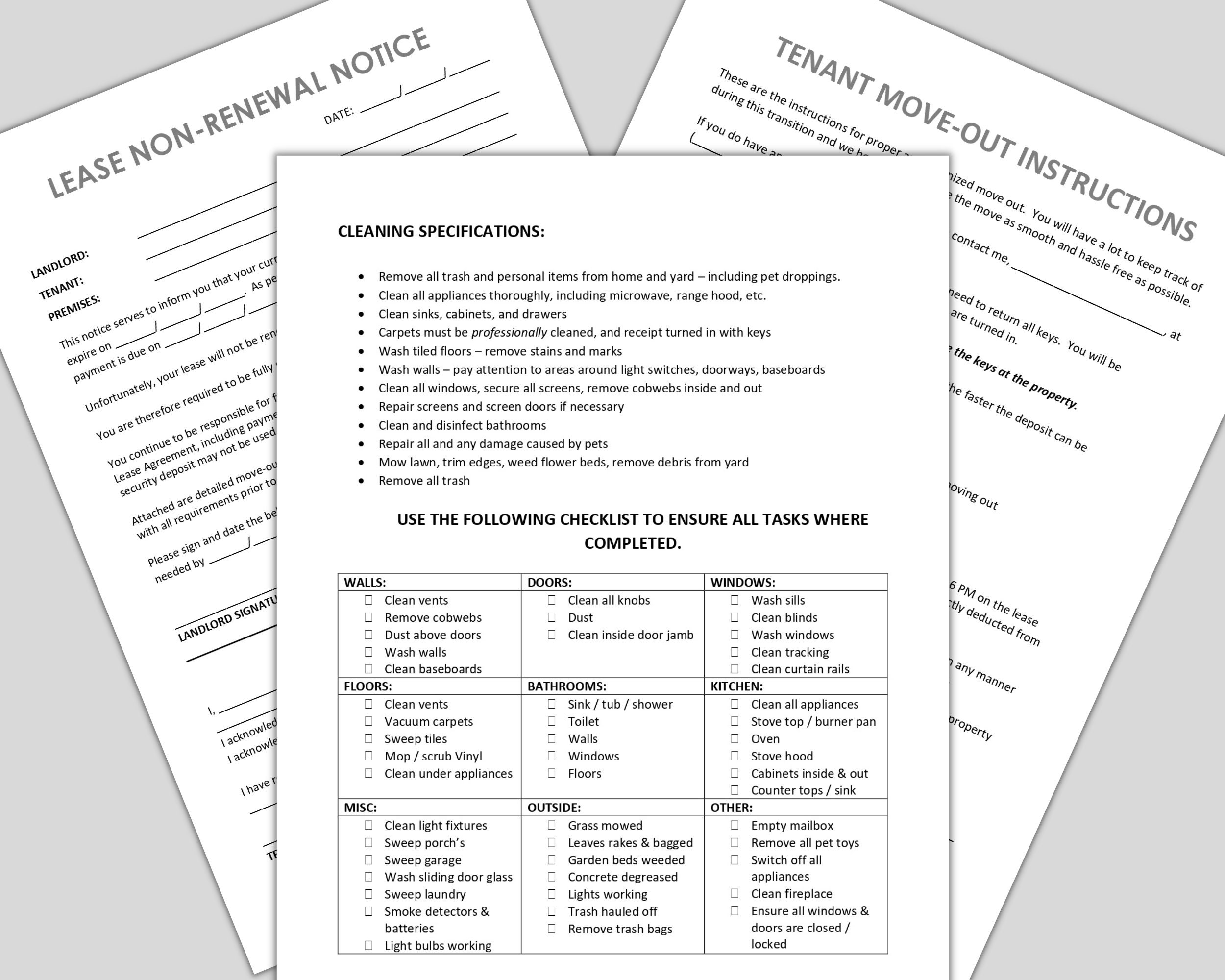 Landlord Non renewal Notice Non renewal Of Lease Agreement Tenant Move landlord-non-renewal-notice-non-renewal-of-lease-agreement-tenant-move