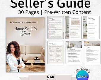 Real Estate Seller Guide | NAR Settlement | Real Estate Marketing | Listing Presentation | Home Seller Guide | Realtor Marketing Guide