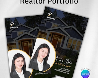 Realtor Promo Book | Real Estate Agent Marketing | Agent Spotlight | Real Estate Marketing | New Agent Introduction | Agent Portfolio