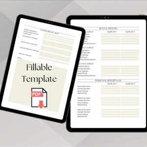 Aanvraag verhuur verhuurder | Invulbare huurdersaanvraag | Huurapplicatie direct downloaden | Afdrukbare of invulbare sjabloon